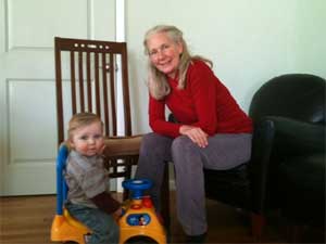Dr. Deborah Belote with Grandson Tristin